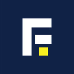 modern FT TF monogram letter initial based logo design