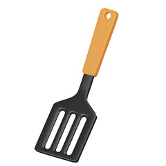 Spatula 3D icon isolated on white background, 3D rendering