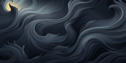 waves background illustration with dark slate gray, ash gray and dark gray color