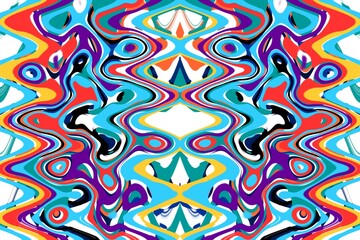 Abstract 3D images, used as sticker prints, fabric patterns, floor tiles, wallpapers, wallpapers.