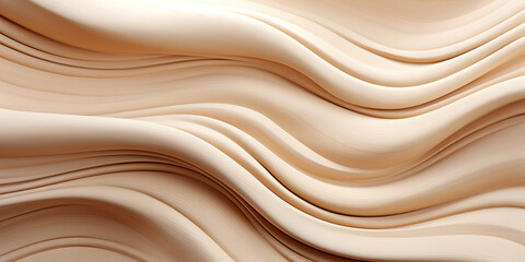 Obraz premium Modern curvy waves textures concept - wooden texture or background