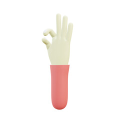 Obraz premium Done finger gesture