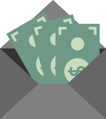 Money envelope icon