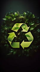 Recycle, reduce, reuse and repair. Creative images about recycling, waste reduction and reuse. Original composition of caring for the environment and recycling. The three R's. 