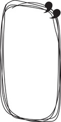 rectangle text box border doodle