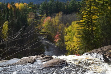 Waterfall of petite rivi&egrave;re Bostonnais