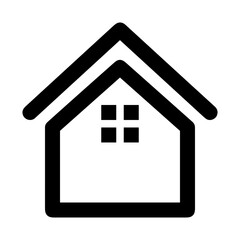 Home homepage icon symbol vector image. Illustration of the house real estate graphic property design image