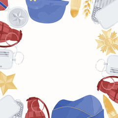 Bakery Sweet Food Frame Background