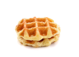 waffle isolated on white background