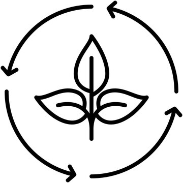 Rayon Icon. Eco Fabric Fiber Symbol Stock Illustration. Vector Line Icons For UI Web Design And Presentation