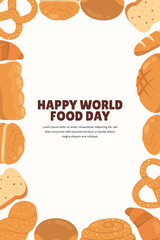 Bakery Sweet Food Frame Background