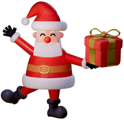 Santa Claus gift 3D