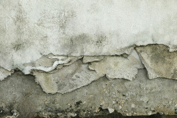 The image of the wall, for use as a background. Wall covered with coarse cement plaster.