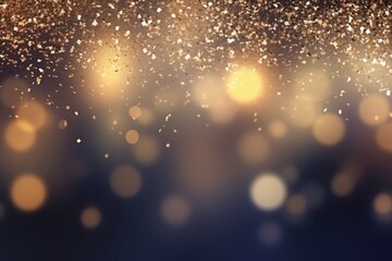 Fototapeta na wymiar Christmas banner glowing glitter shiny background