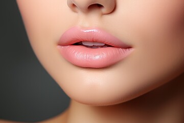 Obraz premium close up lips of woman, beautiful lip