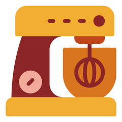 Food and bakery machine mixer icon