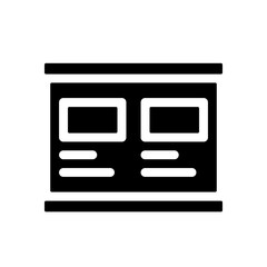 Storyboard Glyph Icon