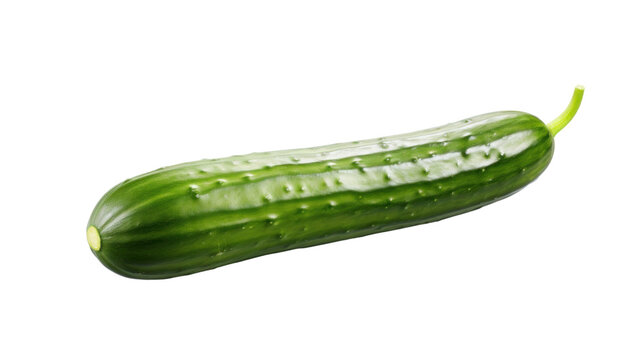 Cucumbers on the transparent background