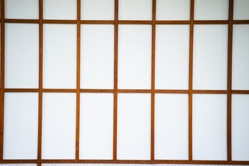 Japanese style sliding door Real wood frame, traditional Japanese doors, windows or room dividers