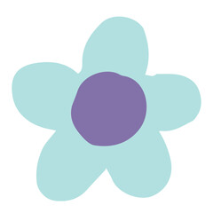 Cute Hand drawn Flower Element
