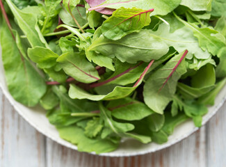 Mix salad leaves