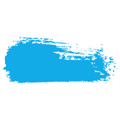 Obraz premium soft blue ink paint brush stroke