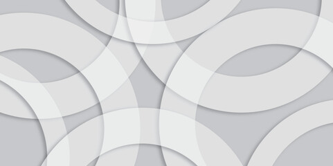 White circular abstract pattern. 3d circle lines ring. Deluxe design. Minimal modern dynamic illustration. Elegant blank background. Radio waves. Amazing female sale banner.  - obrazy, fototapety, plakaty