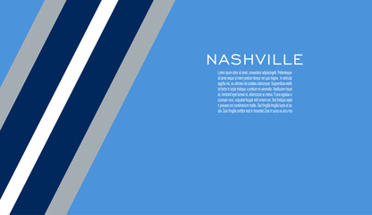 Template for presentation or infographics with Tennessee Titans American football team uniform colors lines