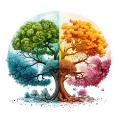  four seasons on trees 
