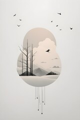 Simple Art with wild colors