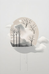 Simple Art with wild colors