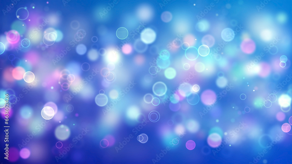 Wall mural beautiful colorful gradient bokeh abstract background