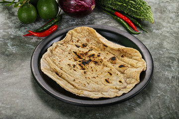 Indian traditional tandori bread - Roti