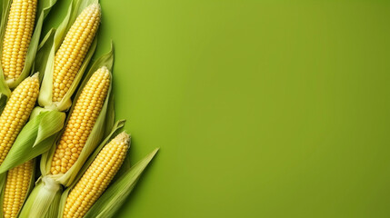 AI art frame made of corn トウモロコシで作ったフレーム