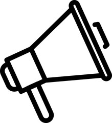 Public aspiration line icon