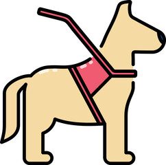Dog guide icon