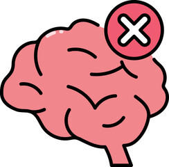 Brain damage icon