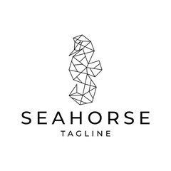 Seahorses logo icon design vector  © SuryoMono