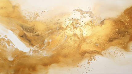 Luxury gold painted background material