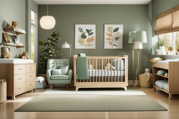 Green Baby Room