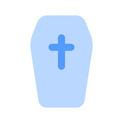 coffin duotone icon