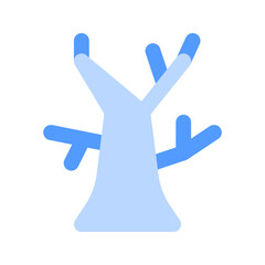 dead tree duotone icon