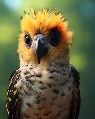 Close up portrait of a cute Conure