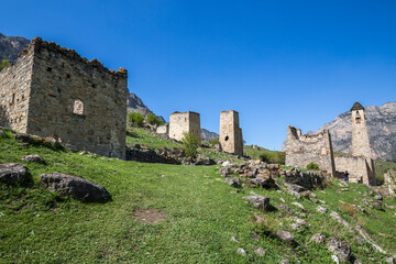 Egikal complex of battle towers in Ingushetia