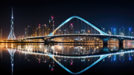 Fototapeta premium Night view of Guangzhou.