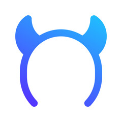 devil gradient fill icon