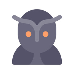 owl flat icon