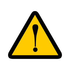 triangle jaune panneau signalisation danger © ZAKLEFTY