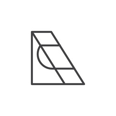 Sandwich box line icon