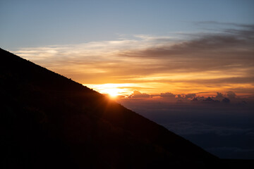 富士山の日の出